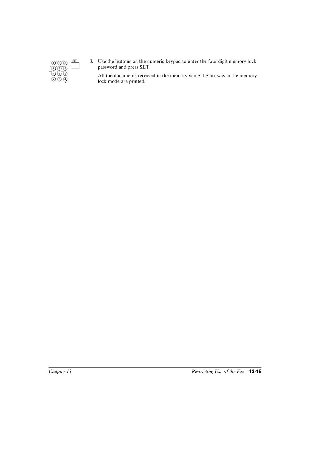 Canon FAX-L800 manual Chapter Restricting Use of the Fax 