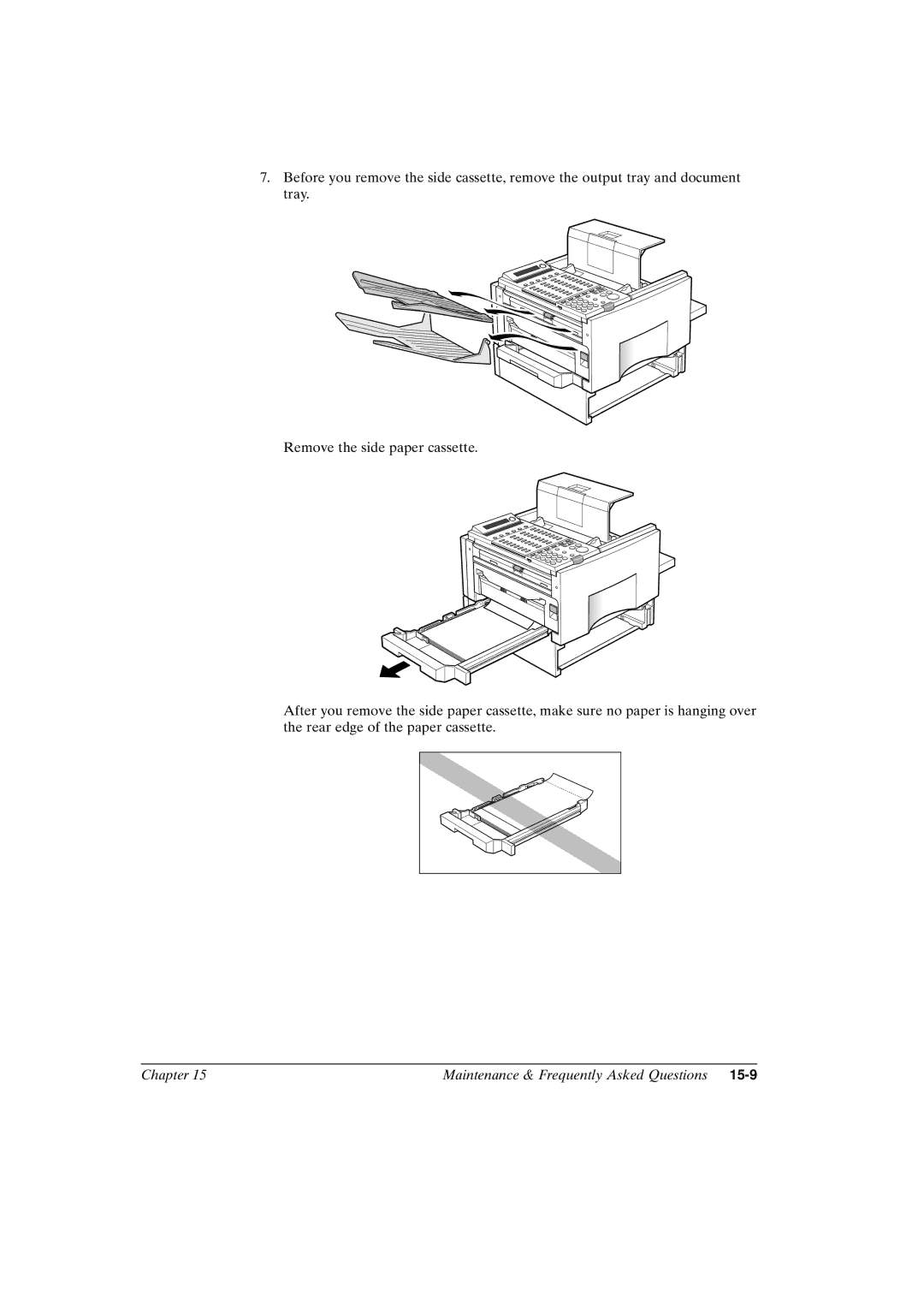 Canon FAX-L800 manual Chapter Maintenance & Frequently Asked Questions 