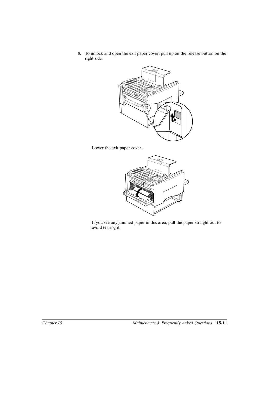 Canon FAX-L800 manual Chapter Maintenance & Frequently Asked Questions 