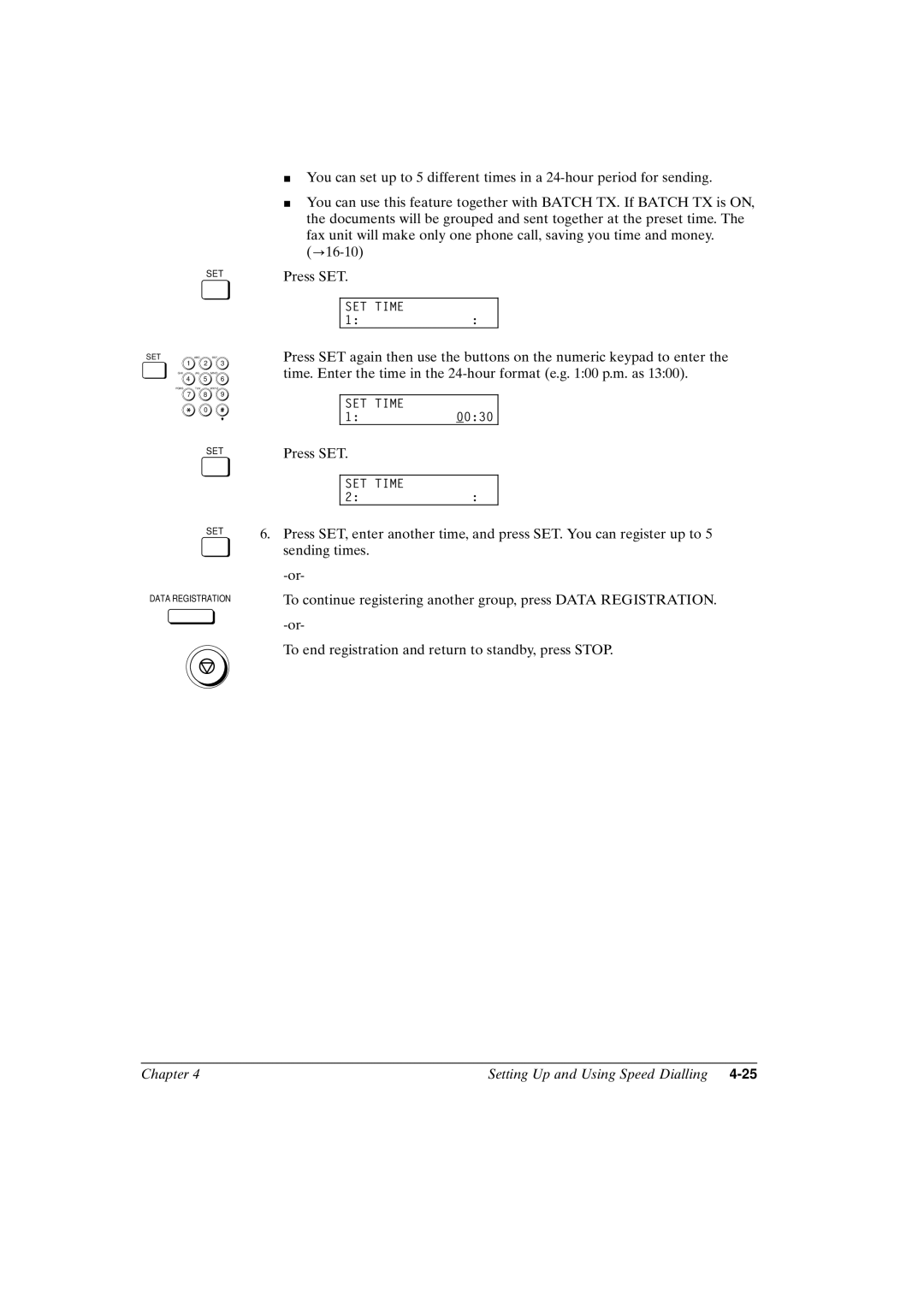 Canon FAX-L800 manual Set 