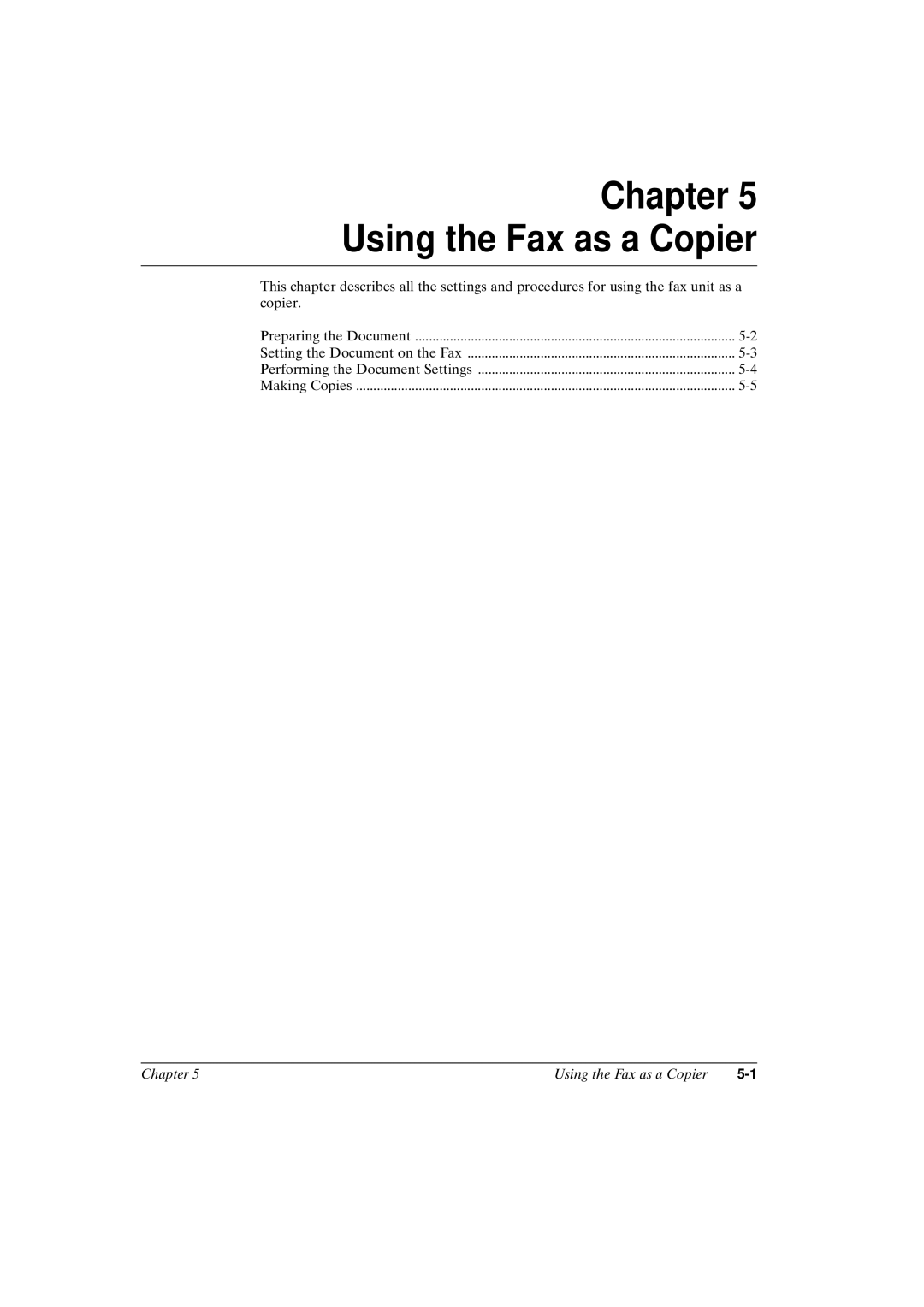 Canon FAX-L800 manual Using the Fax as a Copier 