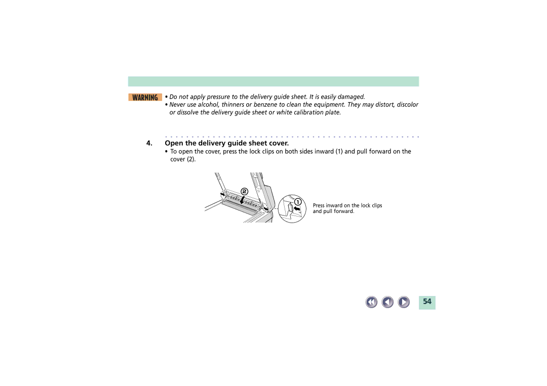 Canon FB1200S manual Open the delivery guide sheet cover 