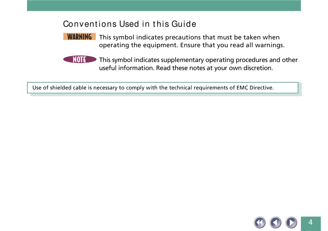 Canon FB330P/FB630P manual Conventions Used in this Guide 