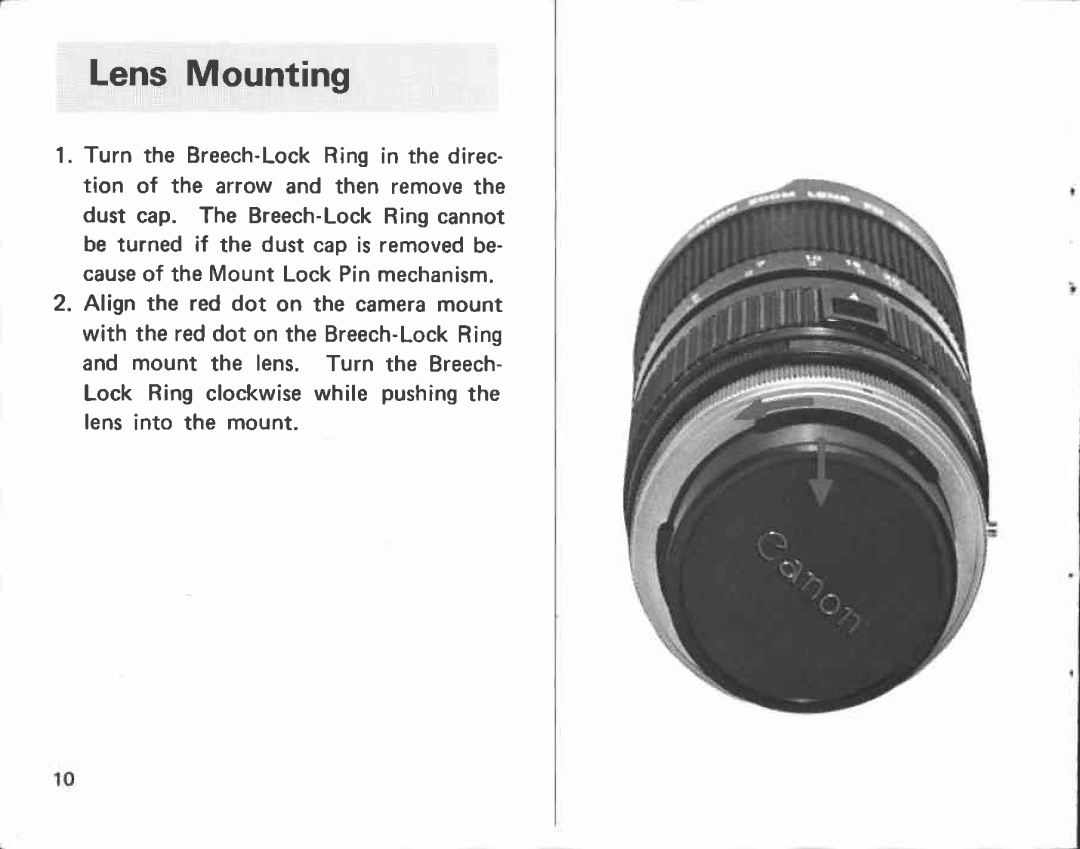 Canon FD 35 manual 