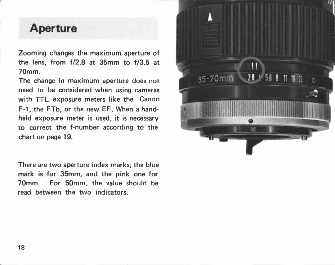 Canon FD 35 manual 