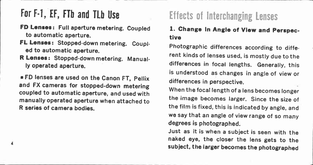 Canon FD manual 