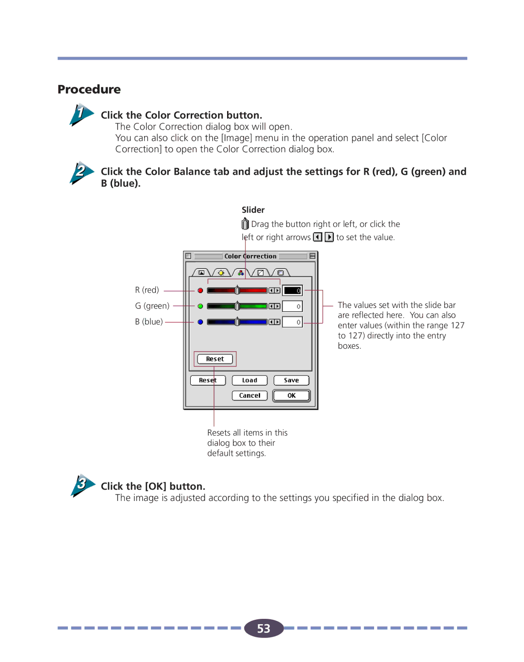 Canon FS 2710 manual Procedure, Click the OK button 