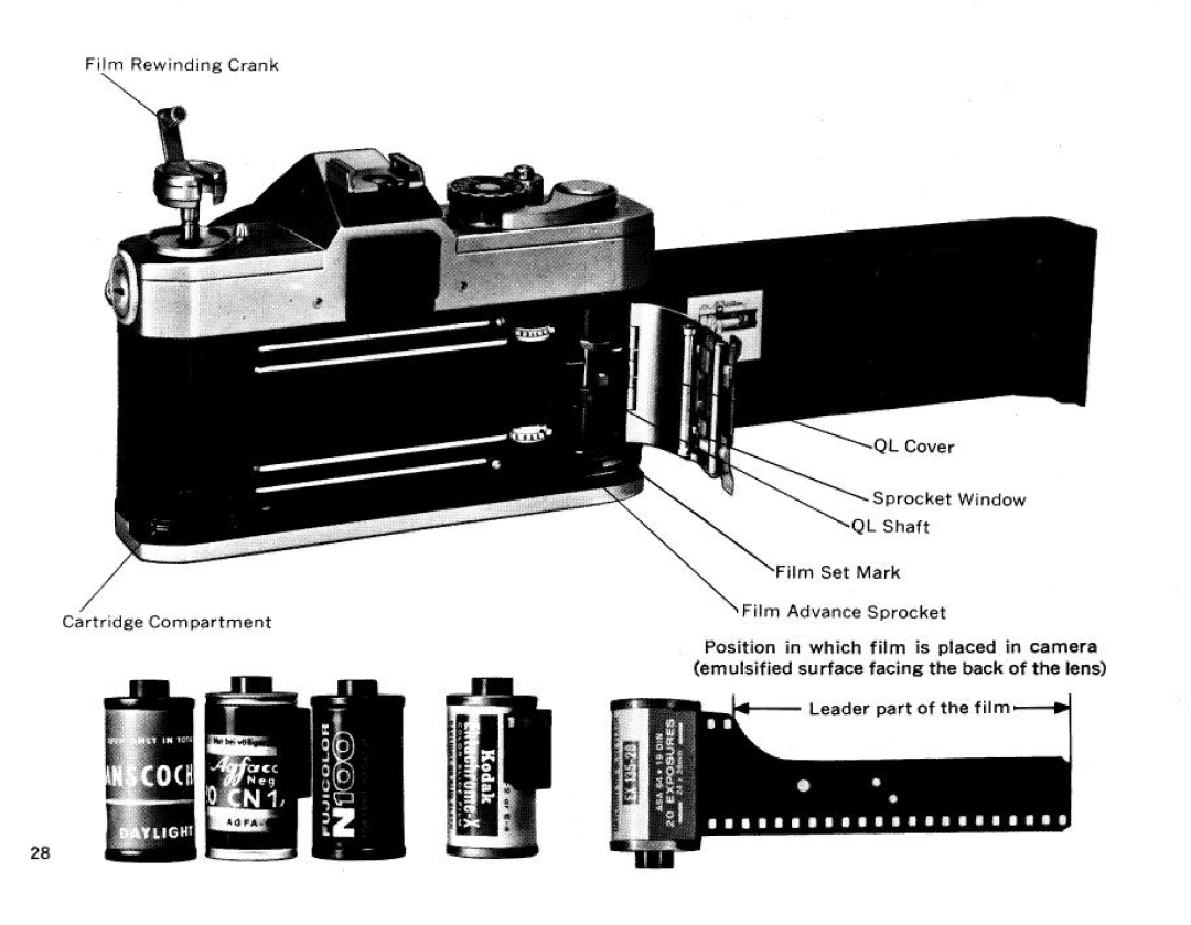 Canon FT QL Body Only, Ftb QL manual 