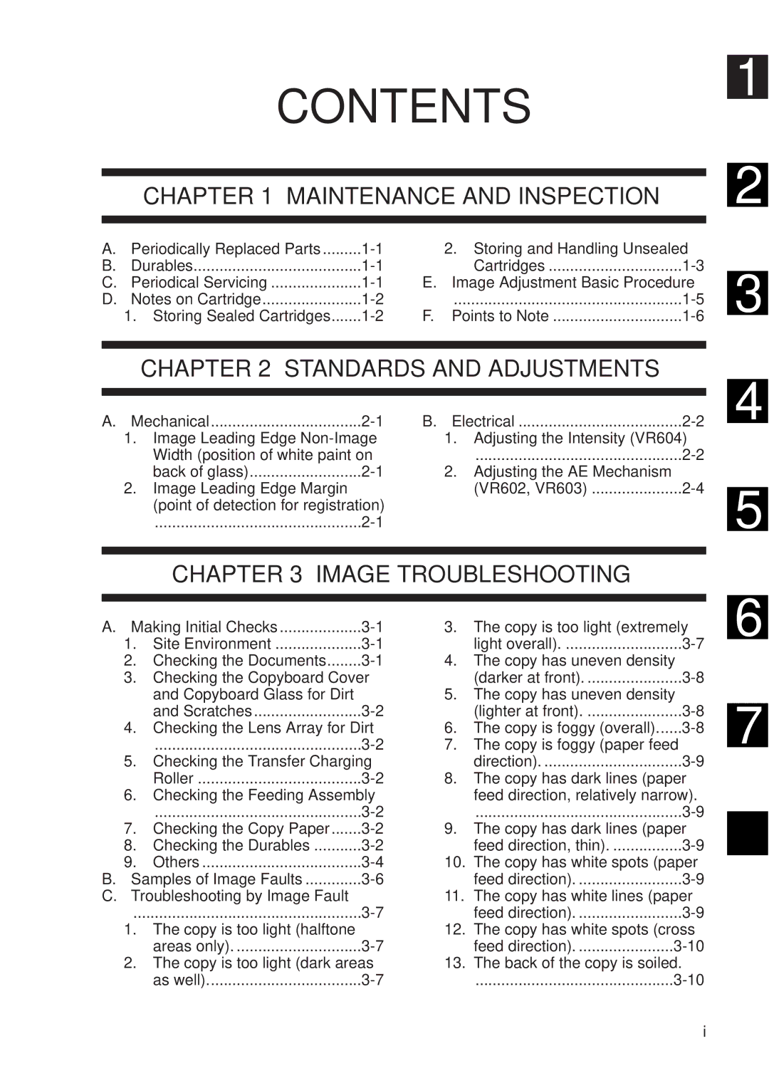 Canon FY8-23AV-000 manual Contents 