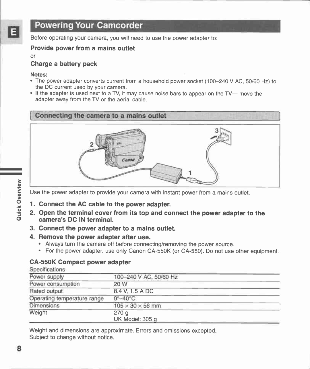 Canon G 45 Hi manual 