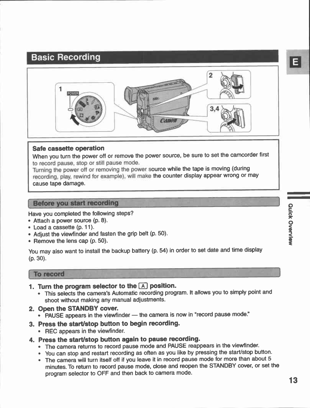 Canon G30, G35 manual 