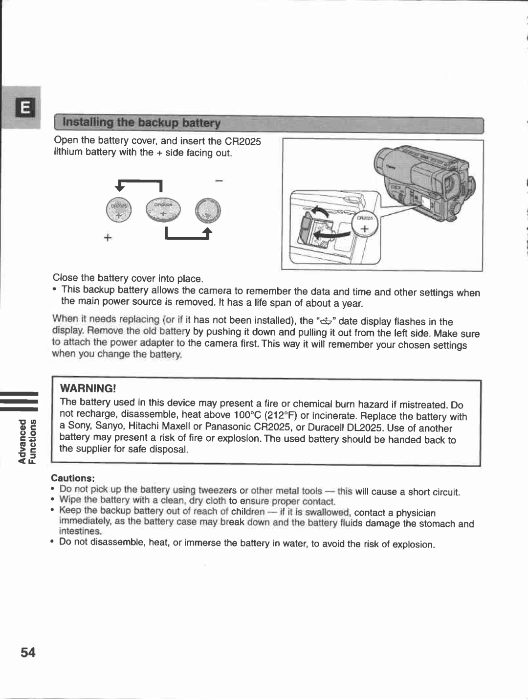 Canon G35, G30 manual 