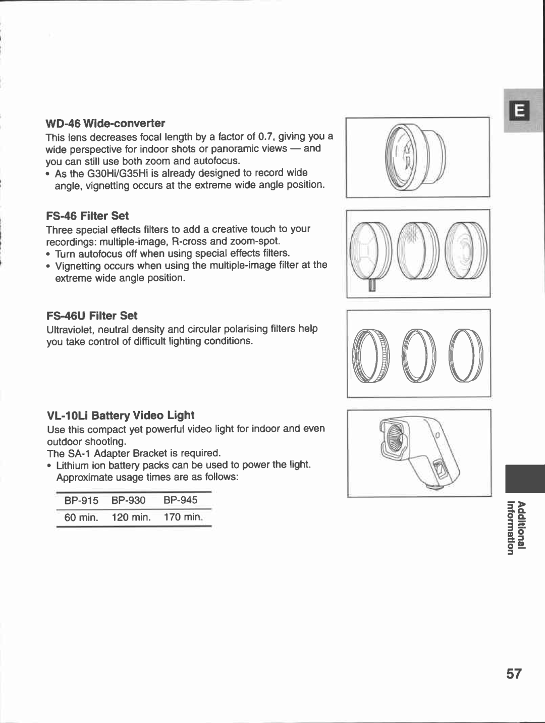 Canon G30, G35 manual 