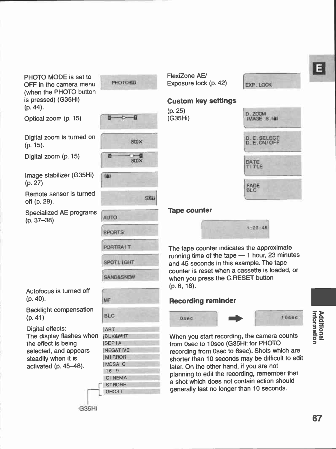 Canon G30, G35 manual 