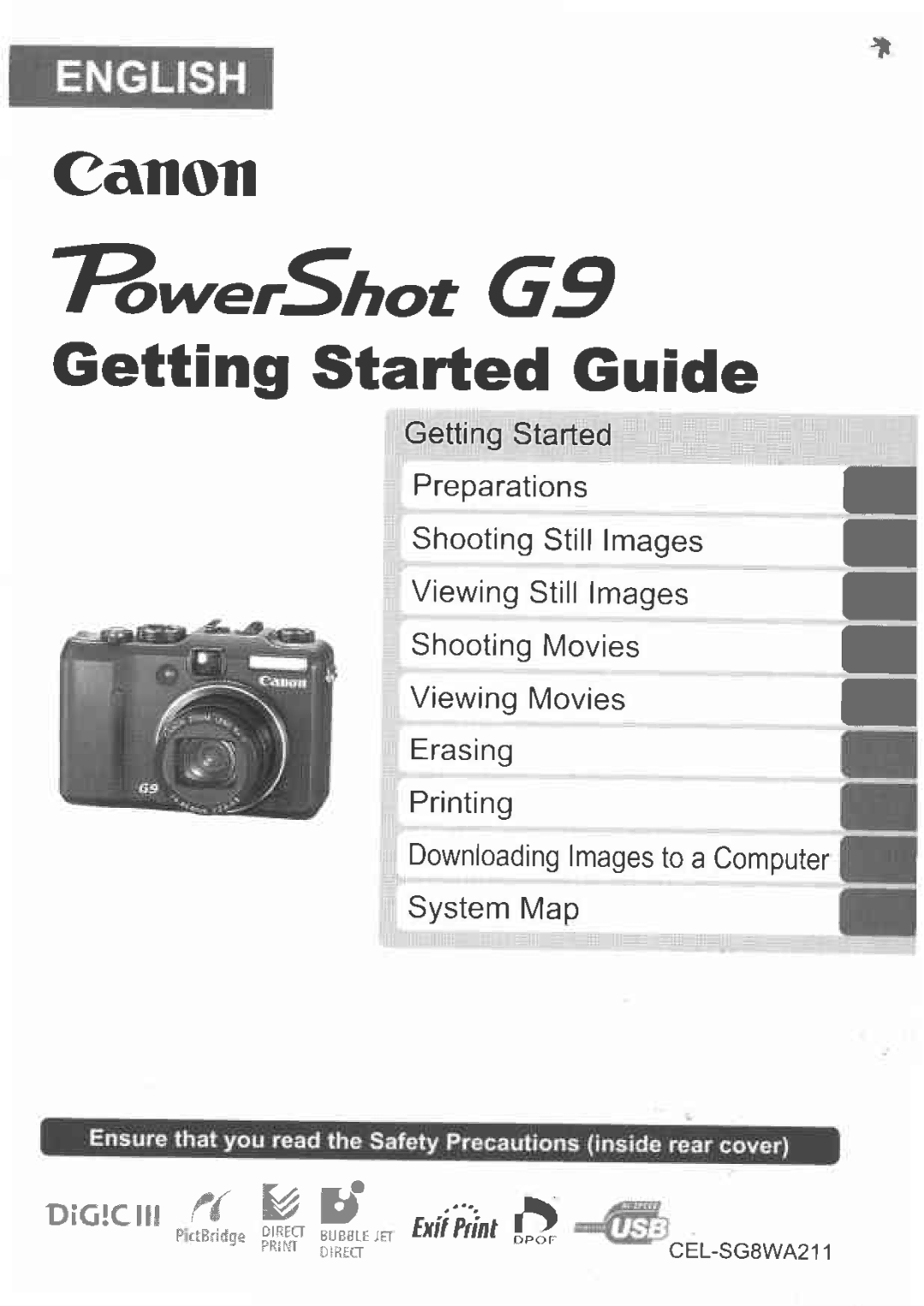 Canon G9 manual 