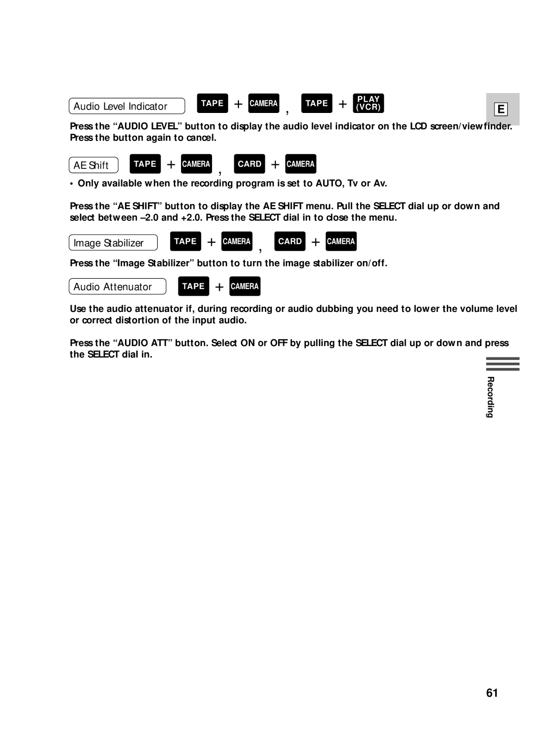 Canon GL2 instruction manual Audio Level Indicator 