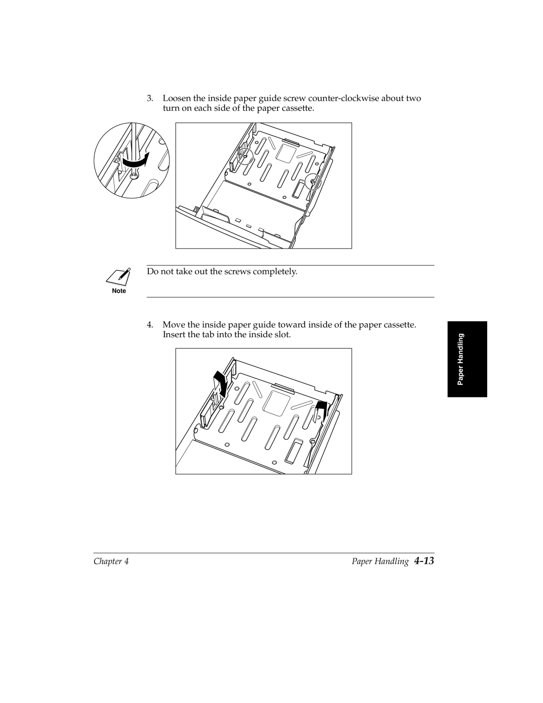 Canon H12157 manual Chapter Paper Handling 