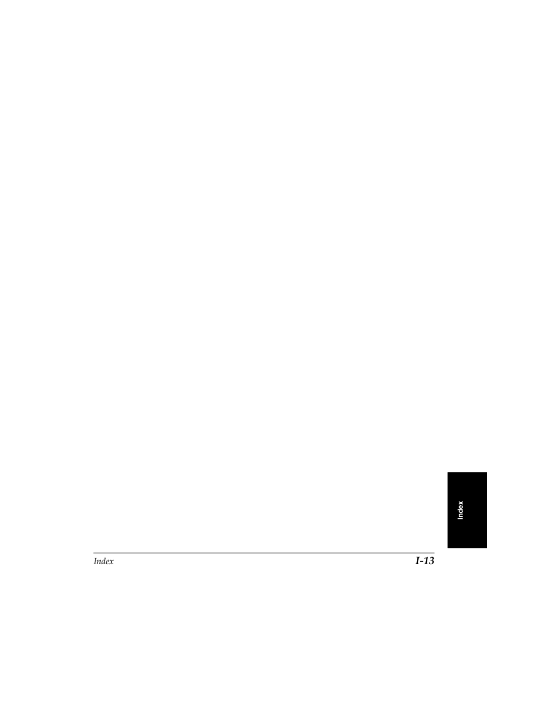 Canon H12157 manual Index 