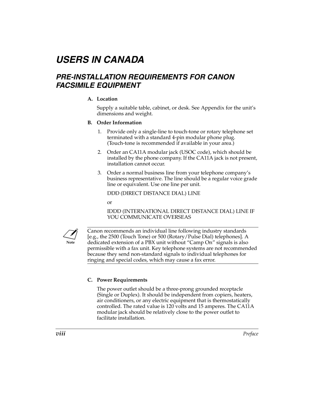 Canon H12157 manual Users in Canada 