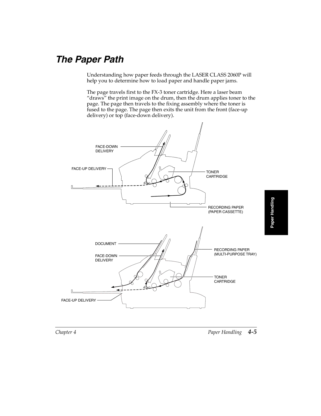 Canon H12157 manual Paper Path 