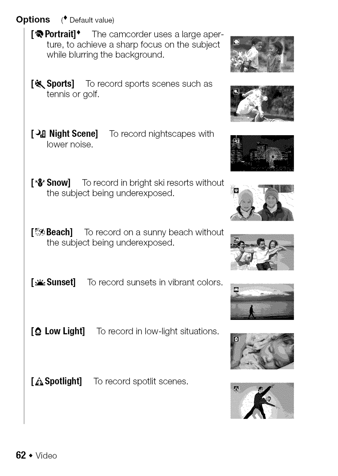 Canon HF S21, HF S20 manual Video 