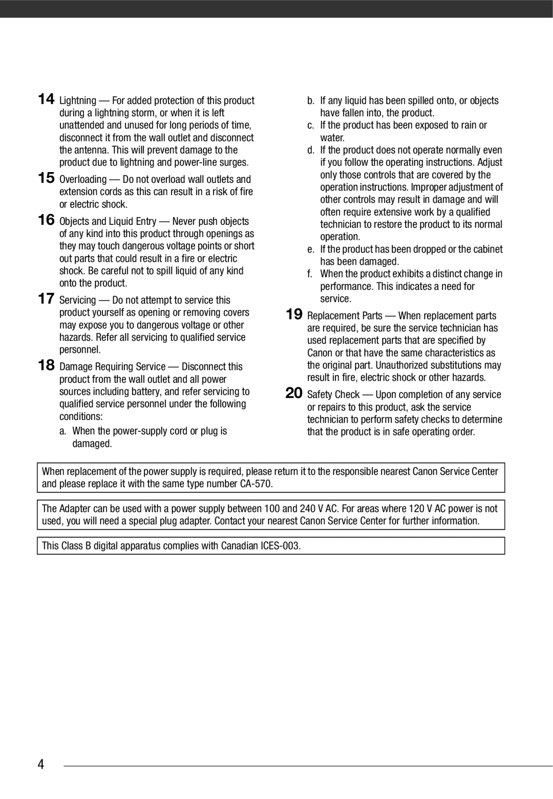 Canon HF10 instruction manual 