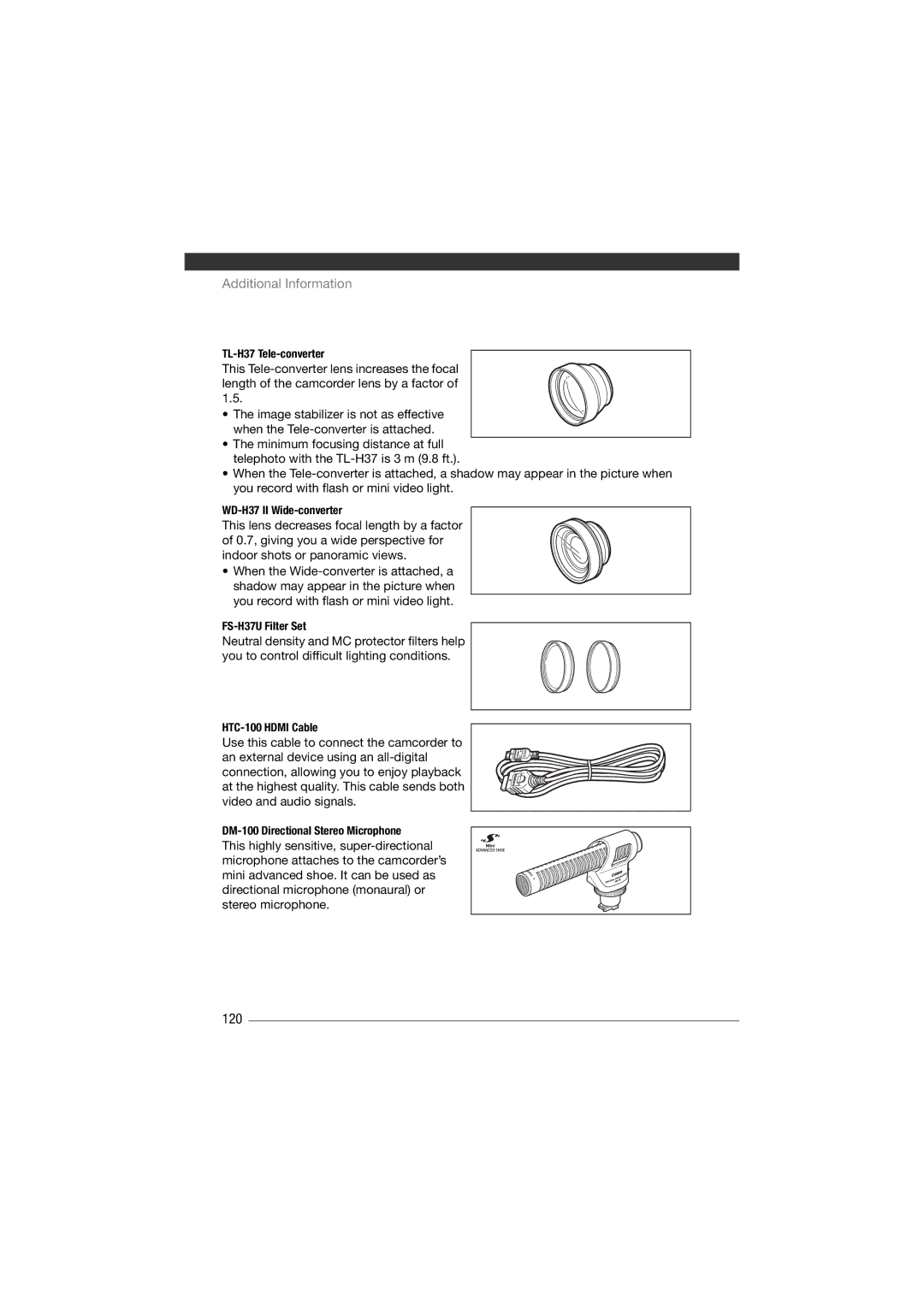 Canon HF11 instruction manual 120 