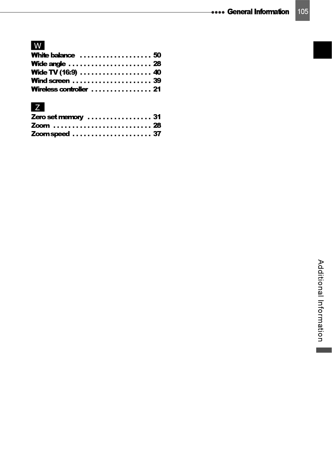 Canon HV20 instruction manual Additional Information 