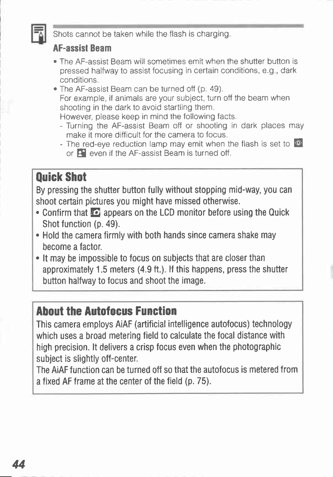 Canon I5 manual 