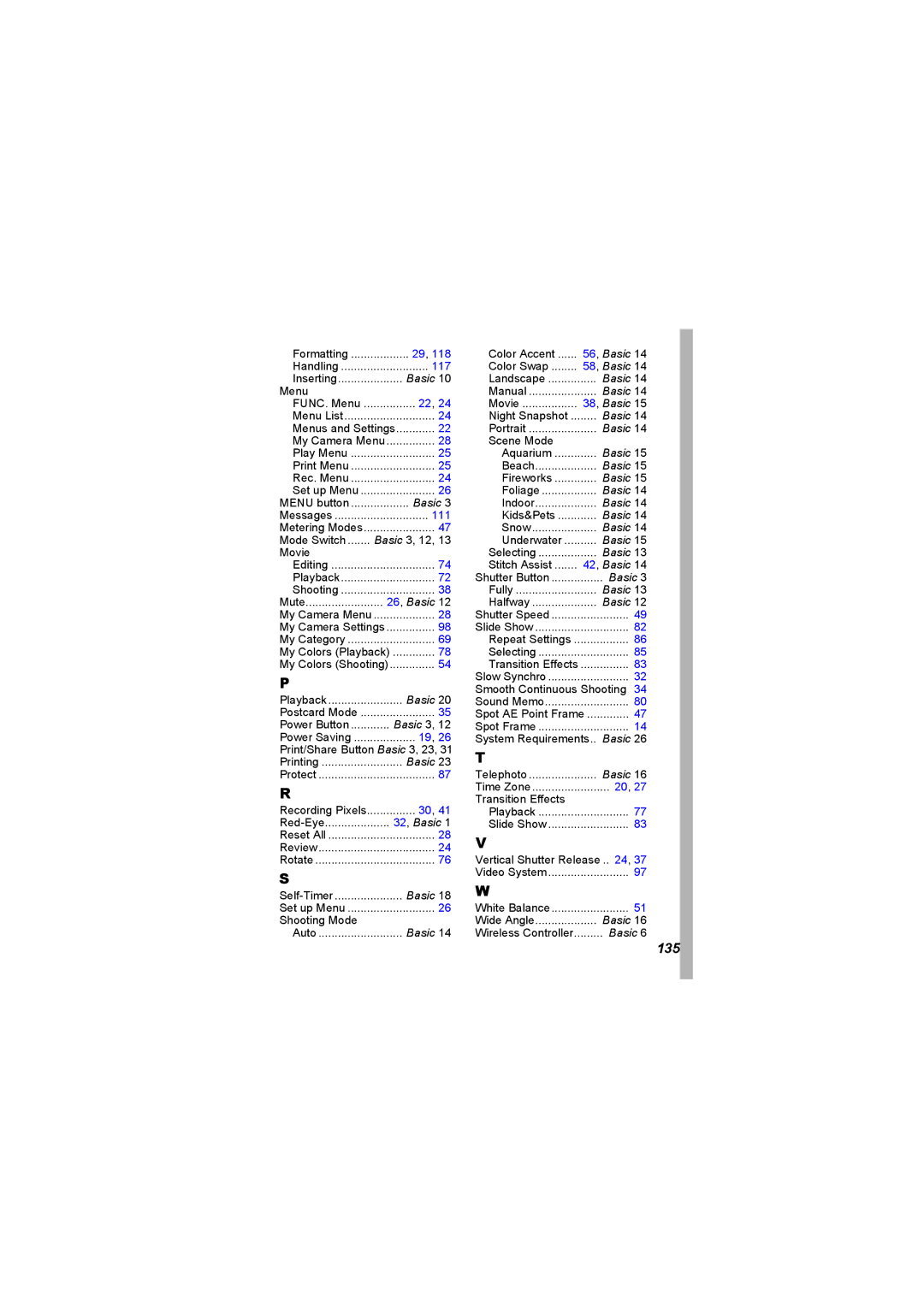 Canon I7 appendix 135 