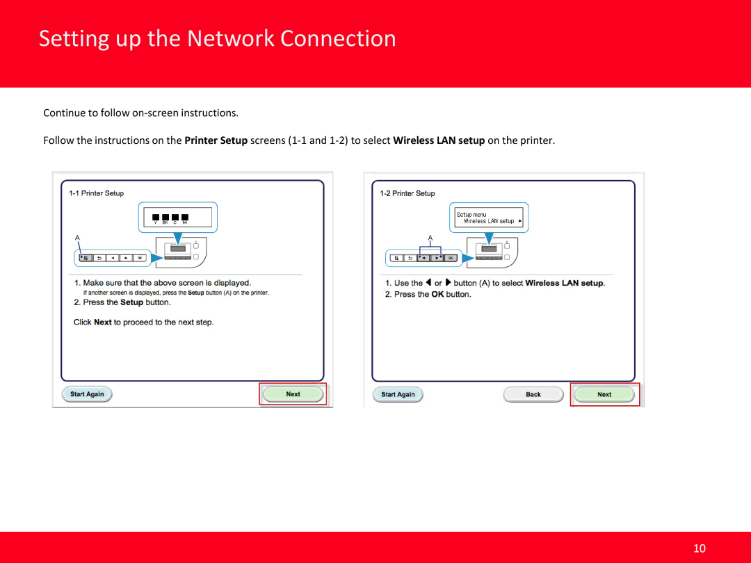 Canon iB4020, MAIFY manual Setting up the Network Connection 