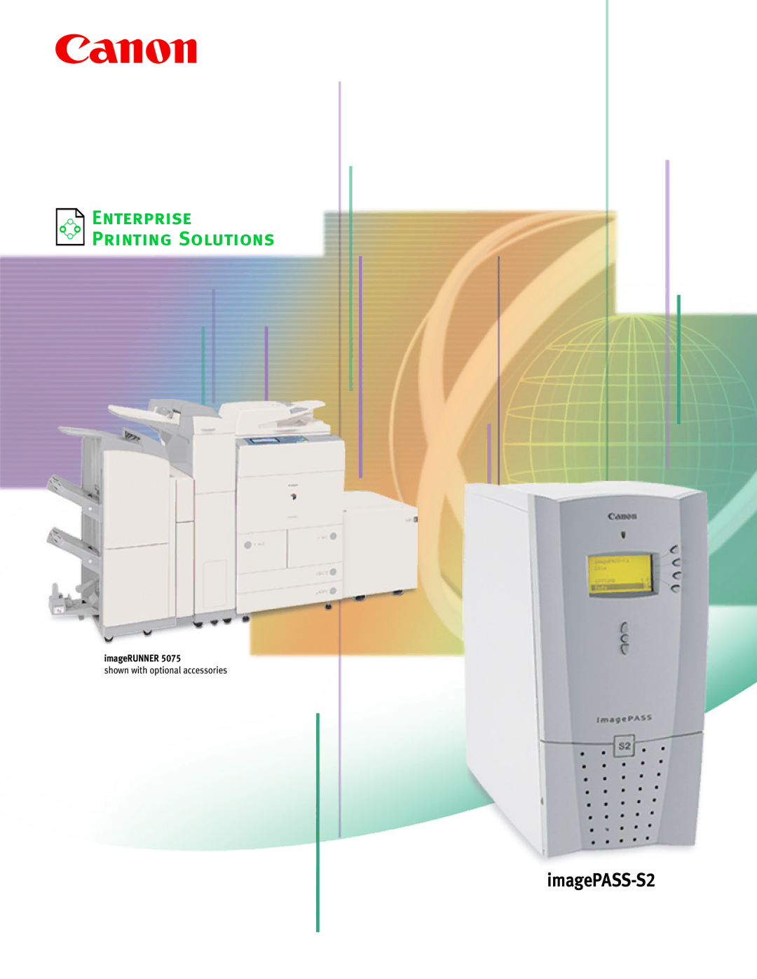 Canon IMAGEPASS-S2 manual Enterprise Printing Solutions 