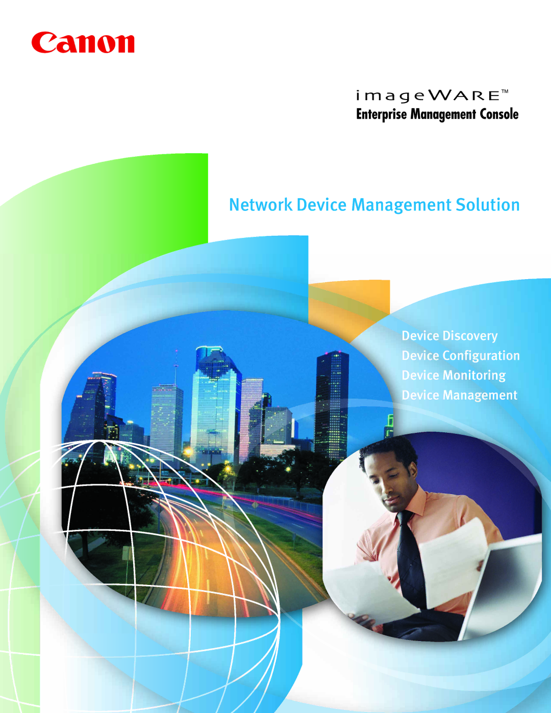 Canon ImageWare manual Network Device Management Solution 