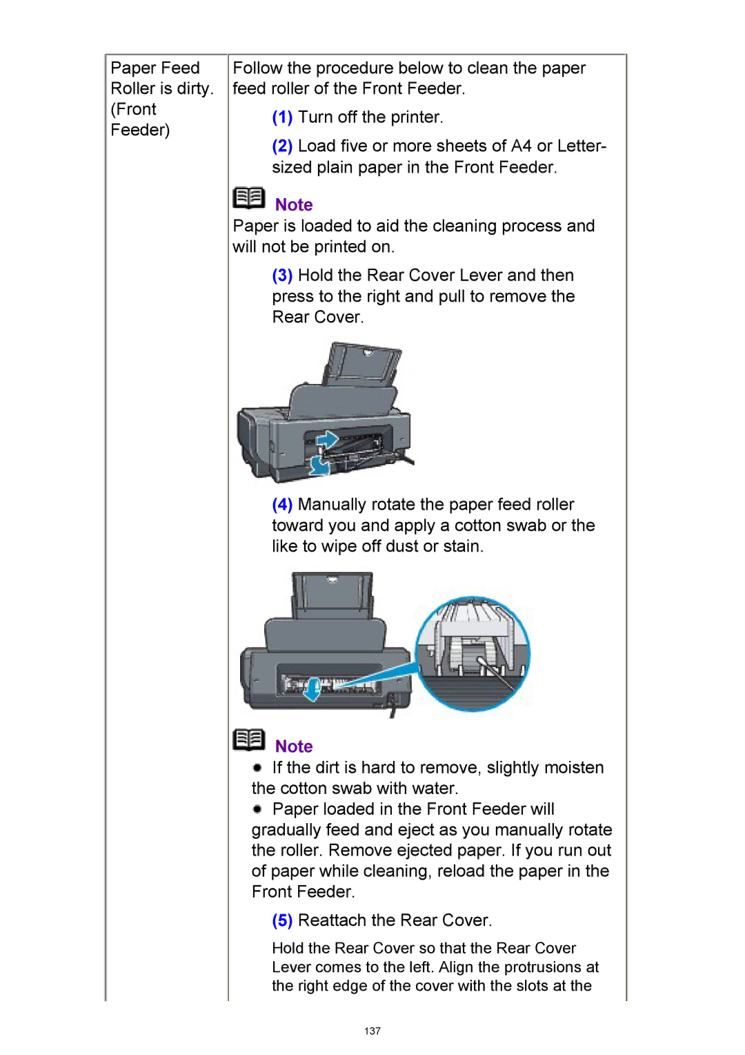 Canon iP3300 manual 137 