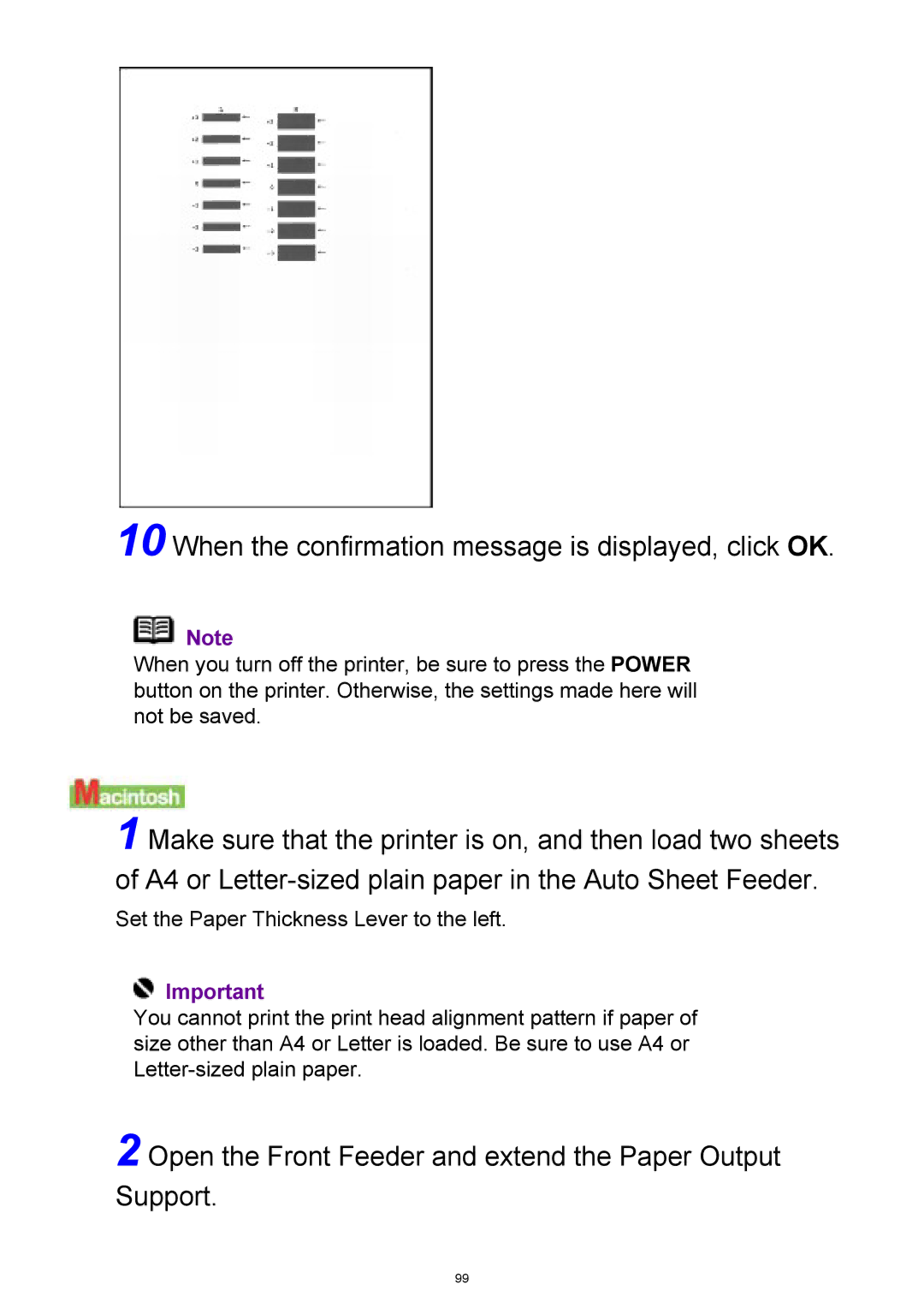 Canon iP3300 manual When the confirmation message is displayed, click OK 