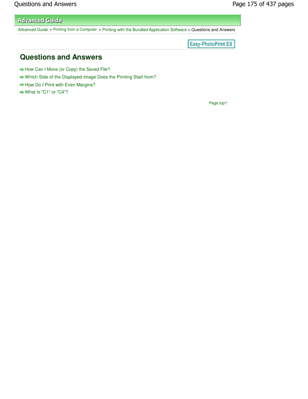 Canon iP4700 manual Questions and Answers, 175 of 437 pages 