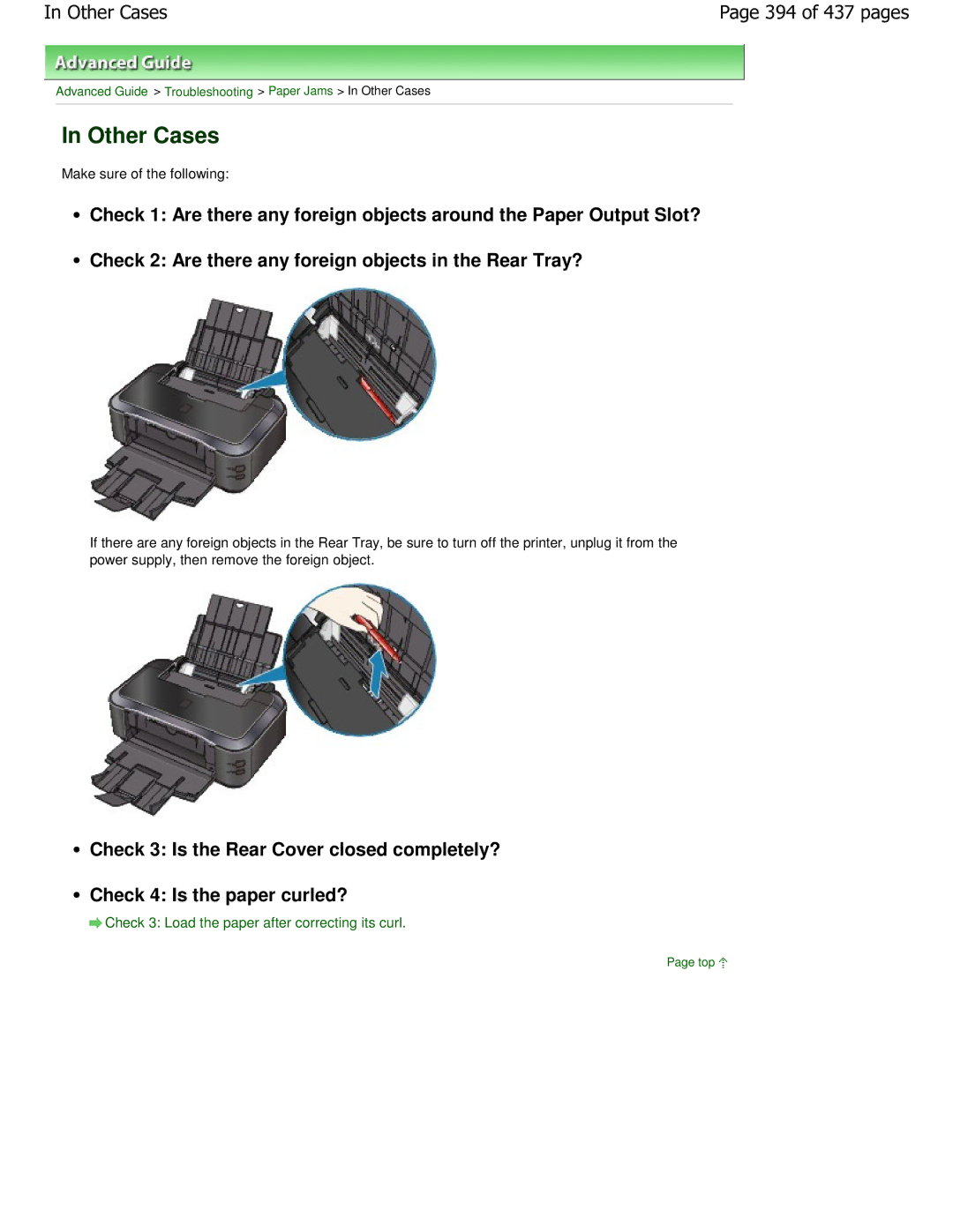 Canon iP4700 manual Other Cases, 394 of 437 pages 