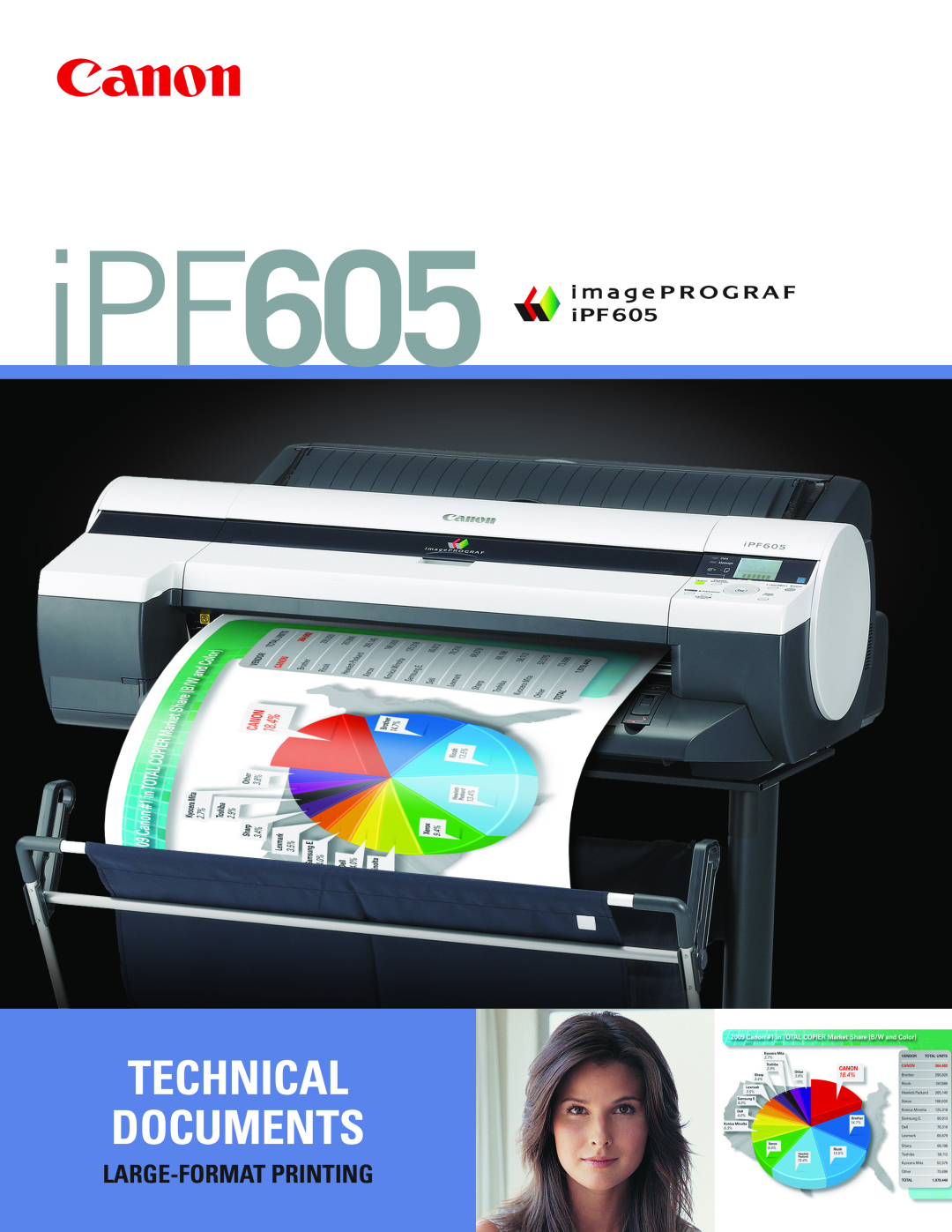 Canon IPF605 manual iPF605, Technical Documents, Large-Format Printing 