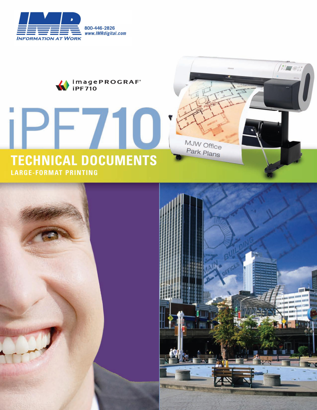 Canon IPF720, IPF605 manual iPF720/710/610/605/500, Technical Documents And General Use, Large-Format Printing Solutions 