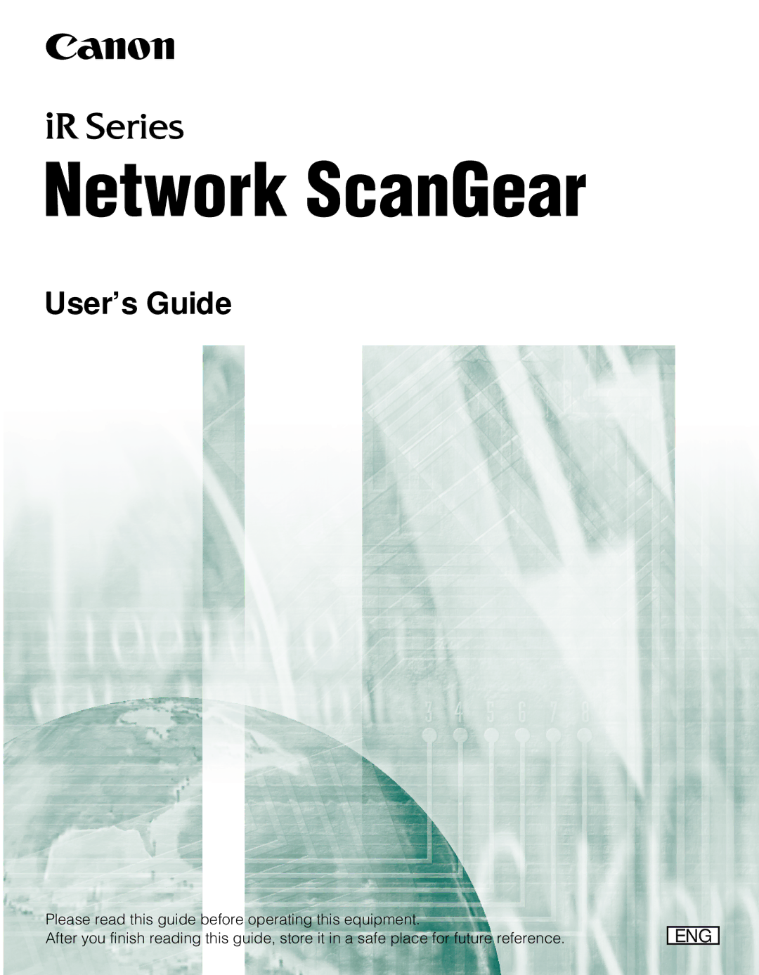 Canon iR Series manual Network ScanGear 