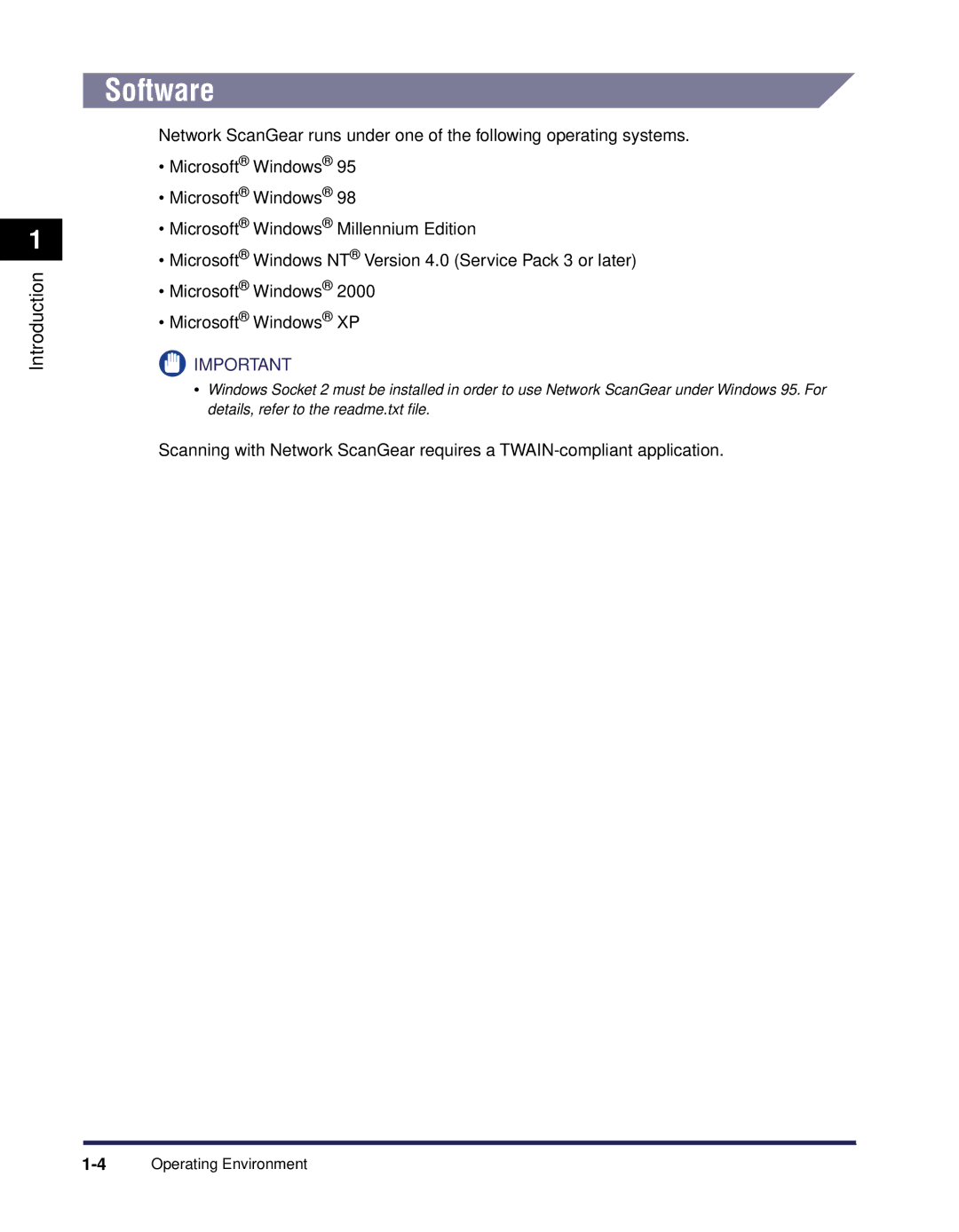 Canon iR Series manual Software 