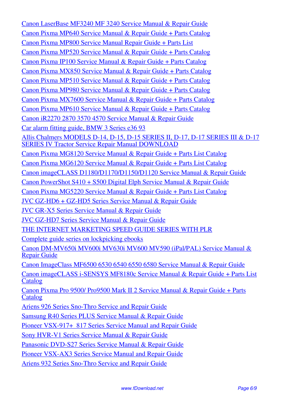 Canon ir3225 service manual 6/9 