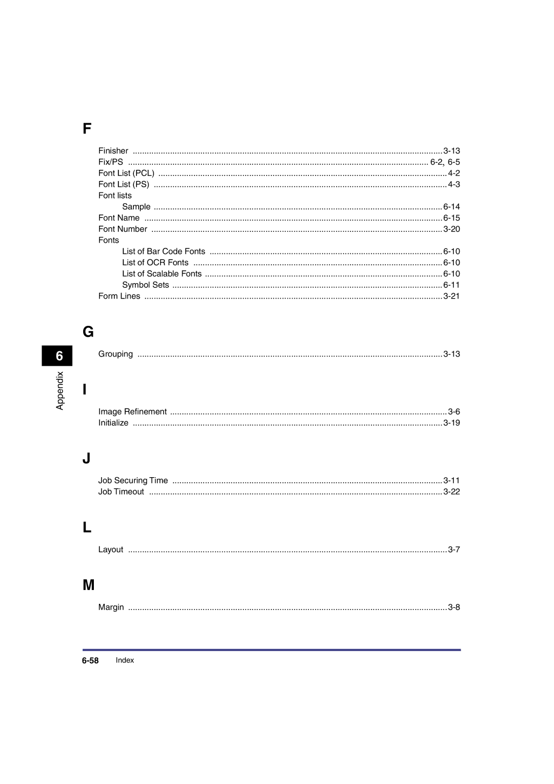 Canon IR3300 manual Job Securing Time Job Timeout Layout Margin 