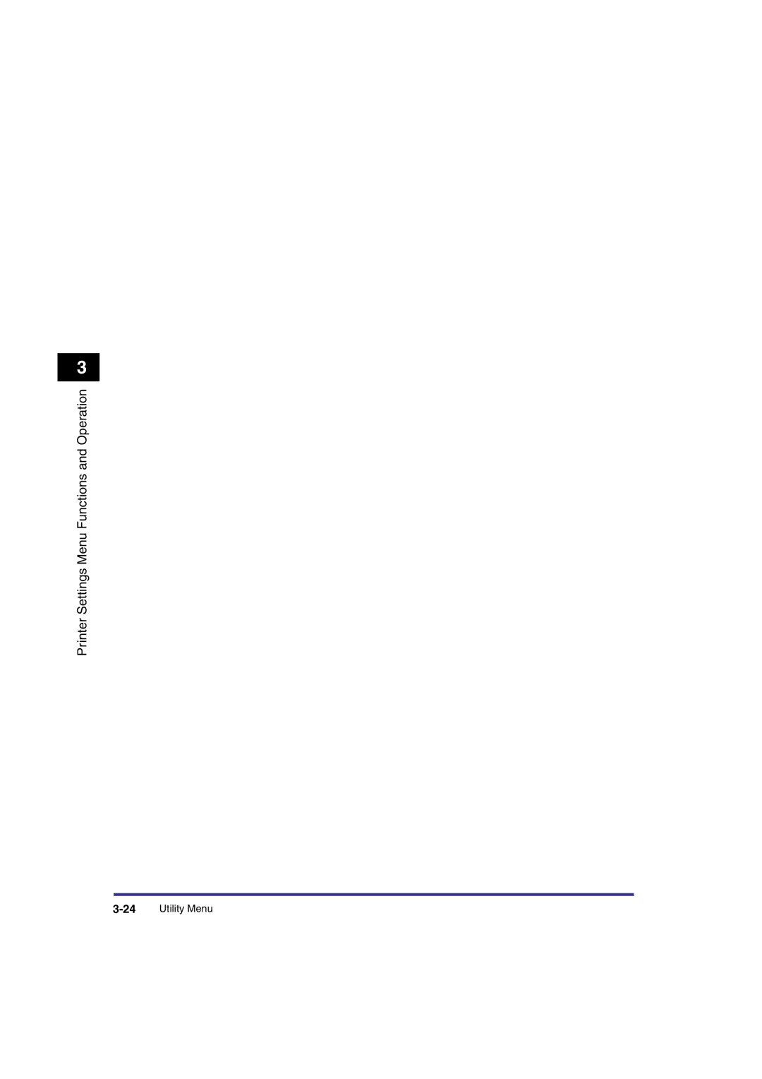 Canon IR3300 manual 24Utility Menu 