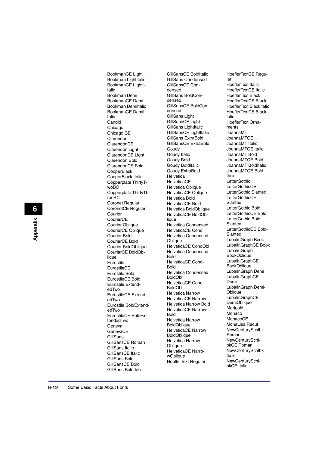 Canon IR3300 manual Appendix 