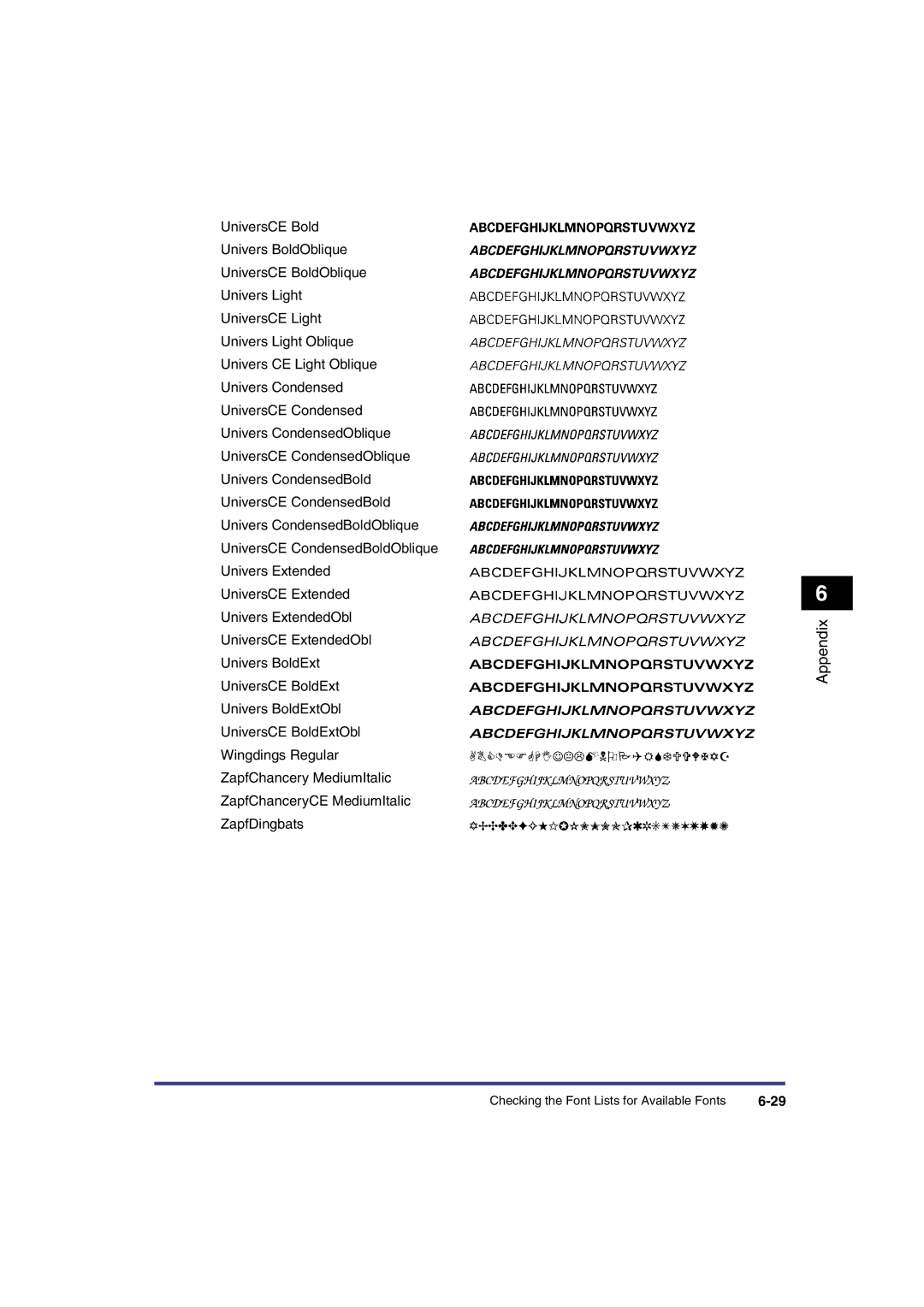 Canon IR3300 manual Appendix 