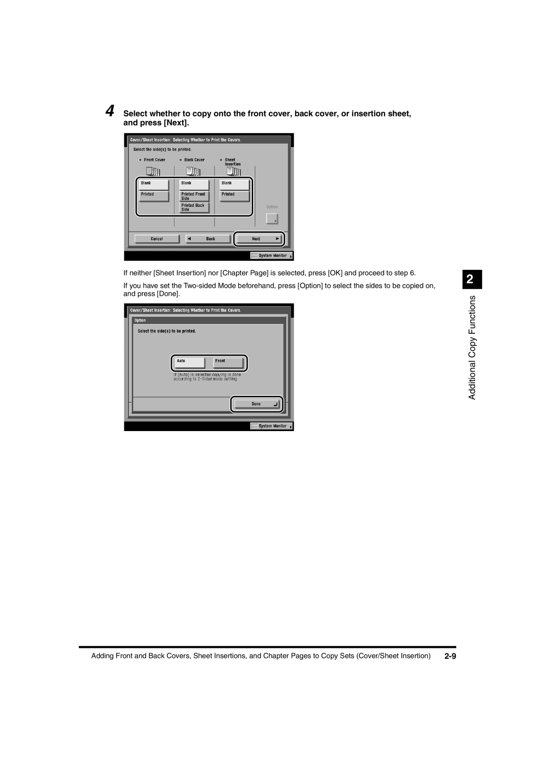 Canon IR2220I, IR3320N manual Additional Copy Functions 