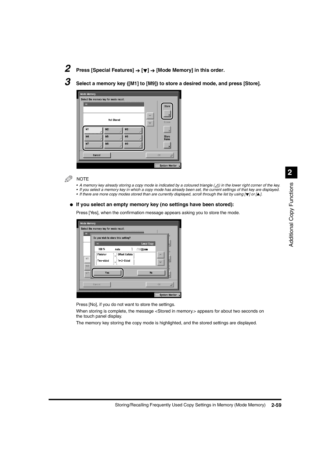 Canon IR2220I, IR3320N manual Additional Copy Functions 