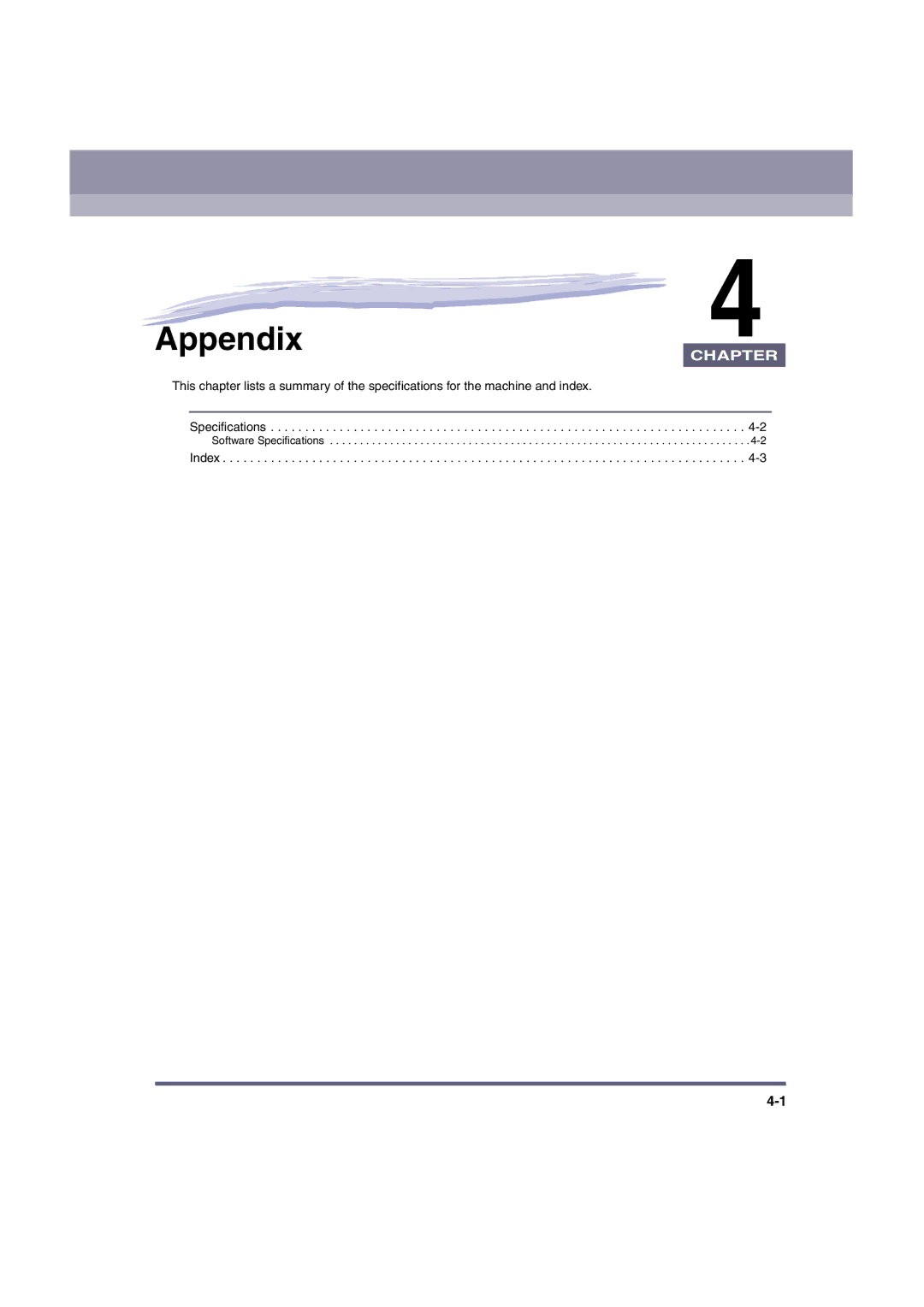 Canon iR2230, ir3570, ir4570, iR3530, iR2870, iR2270 manual Appendix 