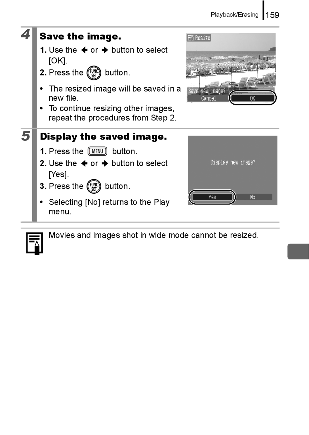 Canon IXUS 860 IS appendix Save the image, 159 